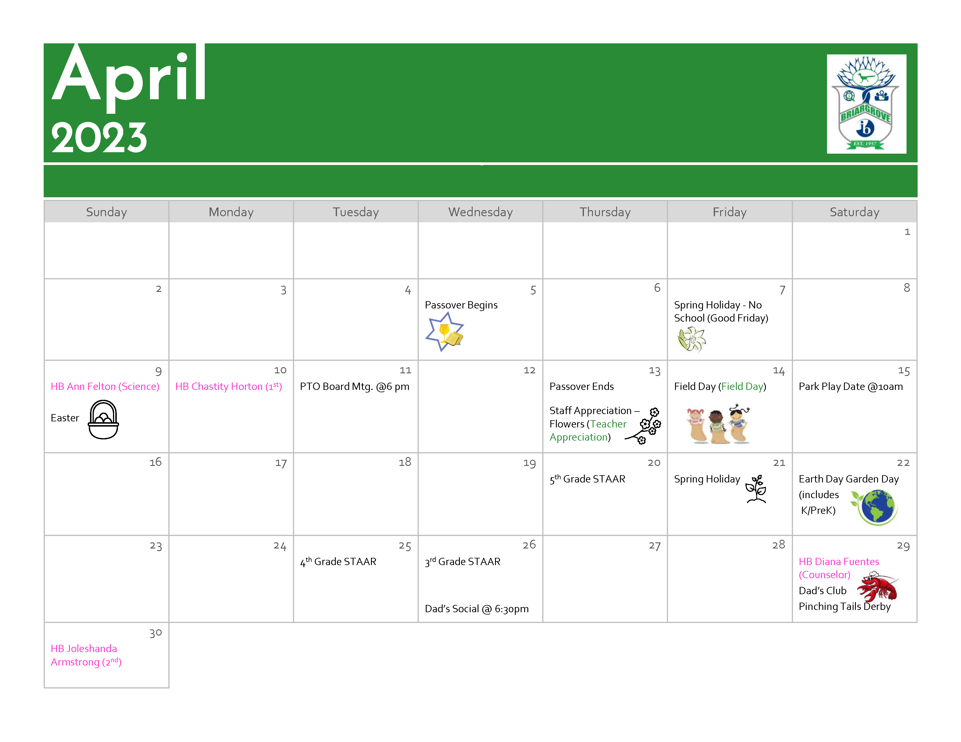 April